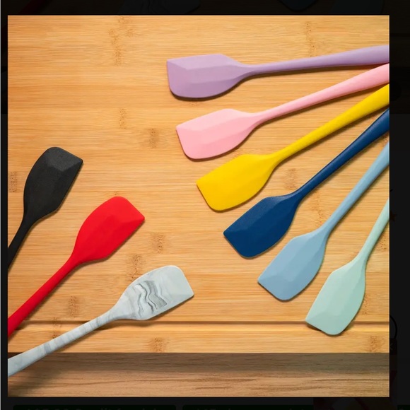 ๐5/$15 Red Silicone Spatula set of 10, NEW - Picture 4 of 6